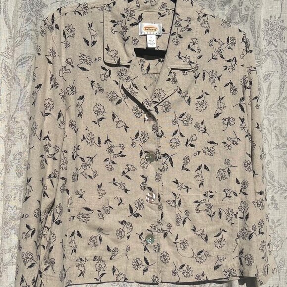 Vintage Talbots Long Sleeve Blouse - Picture 1 of 4